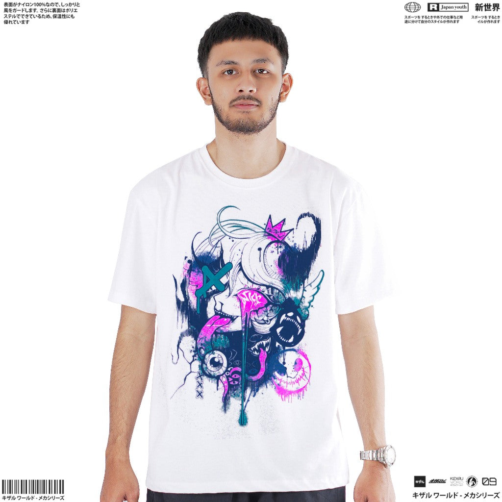 Japan Streetwear Short Sleeve T Shirt - Origin SYMPHONY OF AGONY WHITE | Japan Apparel