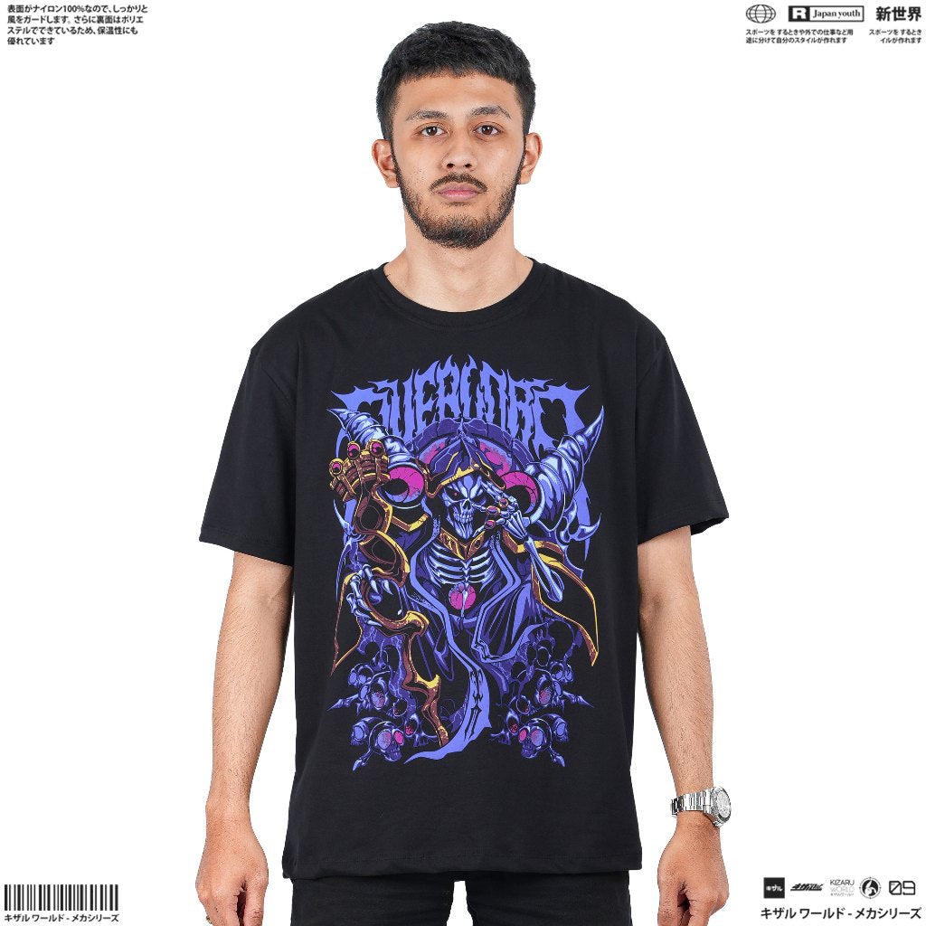 Japan Anime Short Sleeve T Shirt - Overlord AINZ OOAL GOWN V2 | Japan Apparel