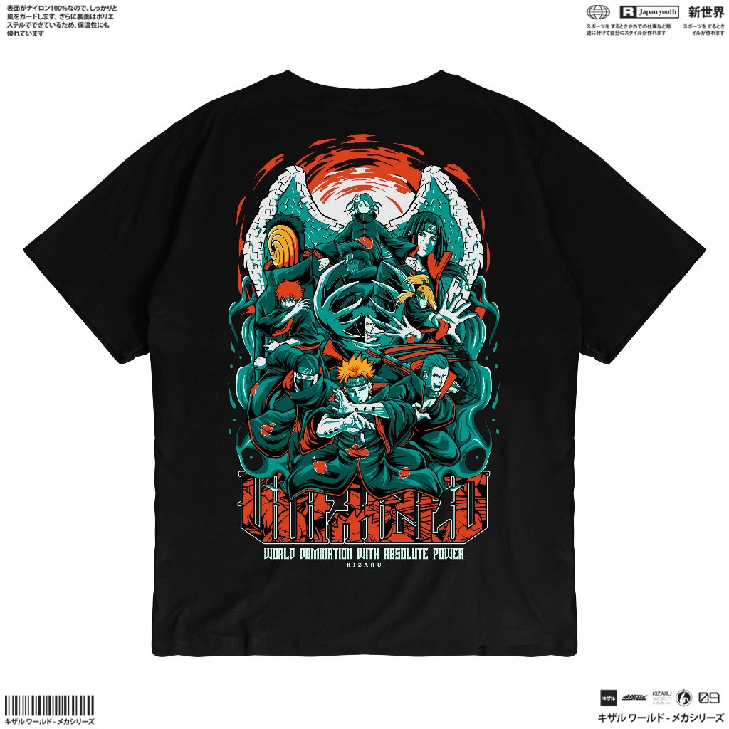 Japan Anime Short Sleeve T Shirt - Naruto AKATSUKI | Japan Apparel