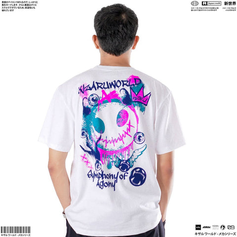 Japan Streetwear Short Sleeve T Shirt - Origin SYMPHONY OF AGONY WHITE | Japan Apparel