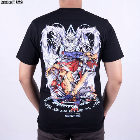 Omegamon Merciful Mode T-Shirt - WarGreymon & MetalGarurumon Evolution | Digimon Anime