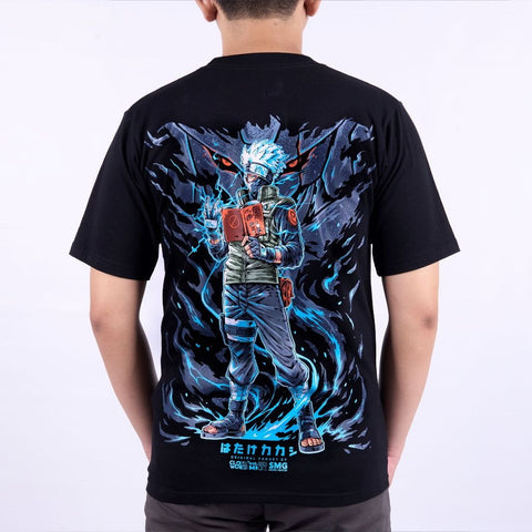 Hatake Kakashi Raikiri Copy Ninja Sharingan Naruto Boruto - on model - unisex fit | Zewearsy Store