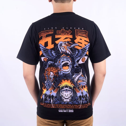 Five Elders Gorosei Garling Saturn Mars Warcury V. Nusjuro J - on model - unisex fit | Zewearsy Store