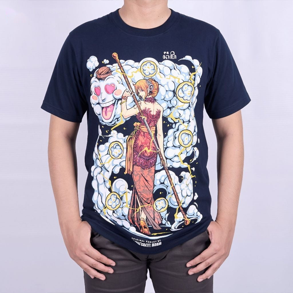 Nami Kebaya Merah Local Culture Series Strawhat Pirates One  - on model - unisex fit | Zewearsy Store