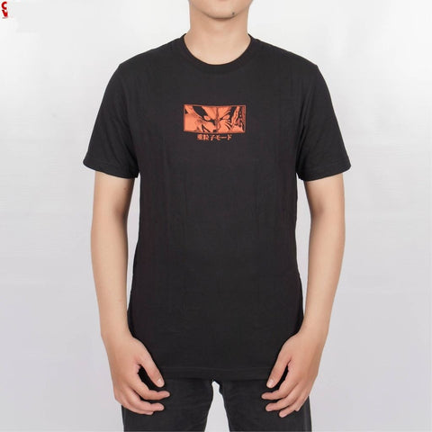 Uzumaki Naruto Baryon Mode Bijuudama Kurama Nine Tailed Beas - back print view | Zewearsy Store