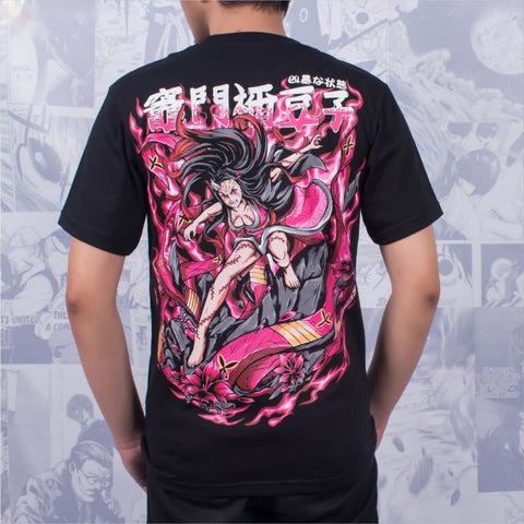Kamado Nezuko Berserk Mode Adult Demon Demon Slayer Anime Ki - on model - unisex fit | Zewearsy Store
