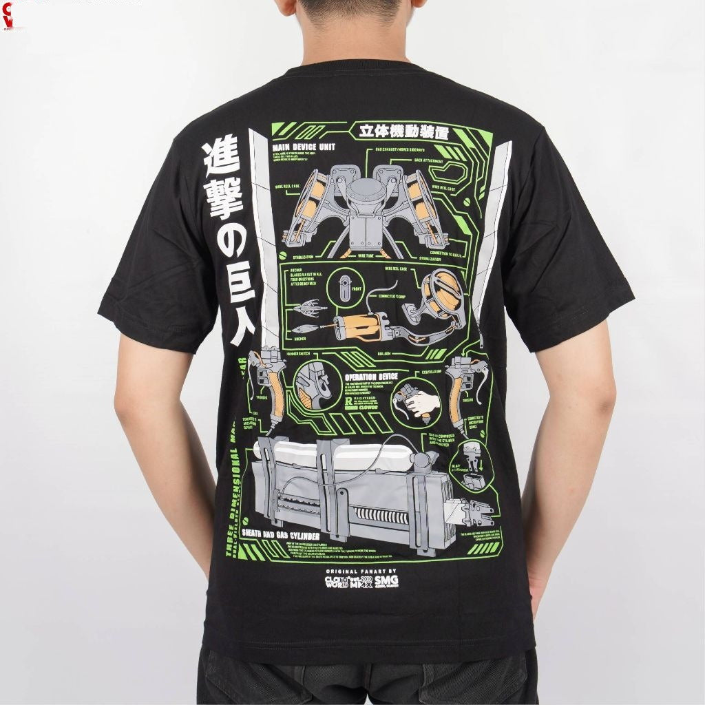 3D Maneuver Gear Attack on Titan Shingeki no Kyojin Scouting - on model - unisex fit | Zewearsy Store