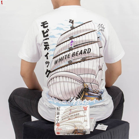 Moby Dick Whitebeard Pirates Edward Newgate Shirohige Ship S - anime t-shirt front design | Zewearsy Store