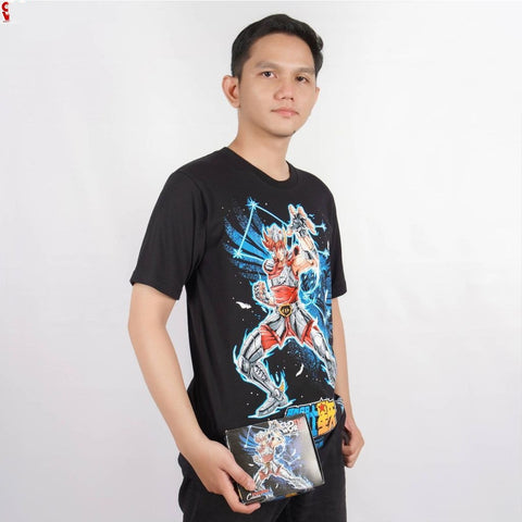 Saint Seiya Pegasus Cloth Meteor Fist - model wearing streetwear look | Zewearsy Store