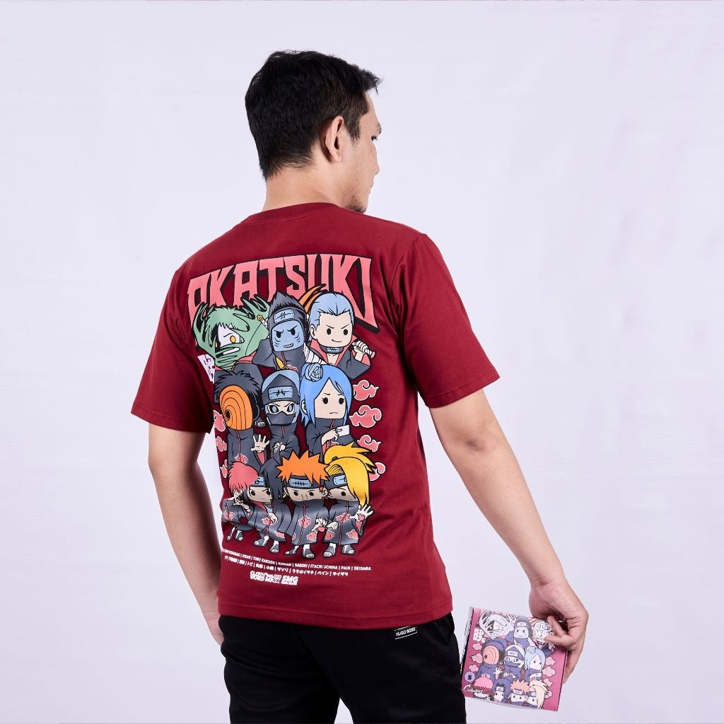 Chibi Akatsuki Zetsu Kisame Tobi Kakuzu Konan Sasori Itachi  - model wearing streetwear look | Zewearsy Store