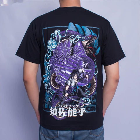 Uchiha Sasuke Perfect Susanoo Mangekyo Sharingan Rinnegan An - full front view | Zewearsy Store