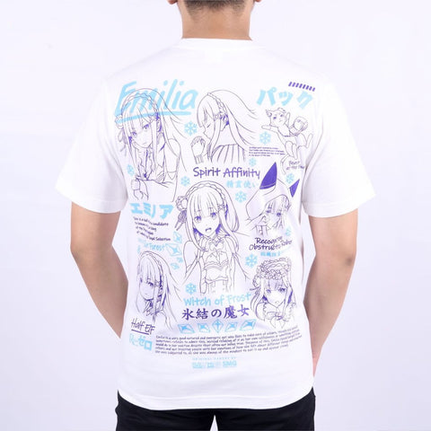 Emilia Witch of Frost Satella Re:Zero kara Hajimeru Isekai S - on model - unisex fit | Zewearsy Store
