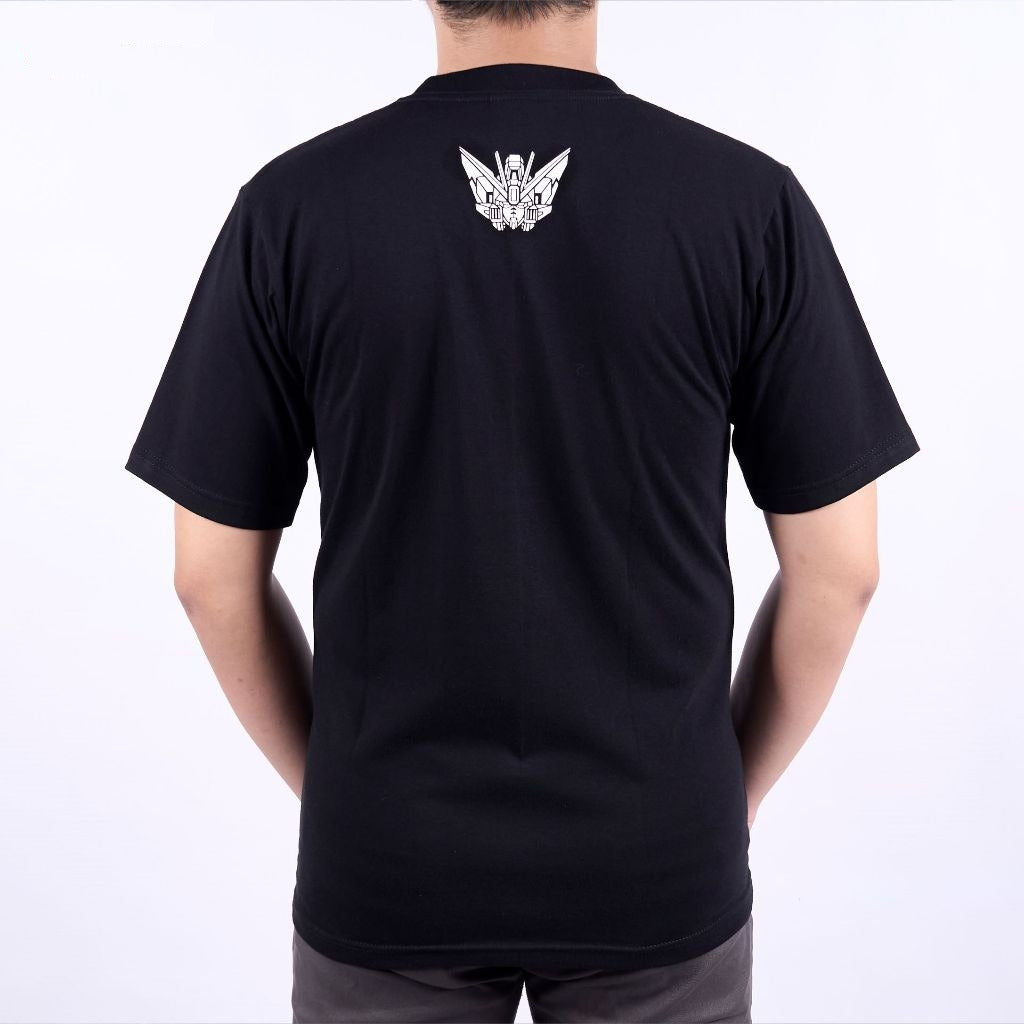 Gundam Wing Zero Custom XXXG-00W0 Gunpla Style Mobile Suit - back print view | Zewearsy Store