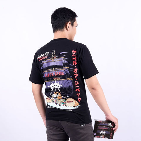 Saber of Xebec Blackbeard Pirates Kurohige Ship Series One P - model wearing streetwear look | Zewearsy Store