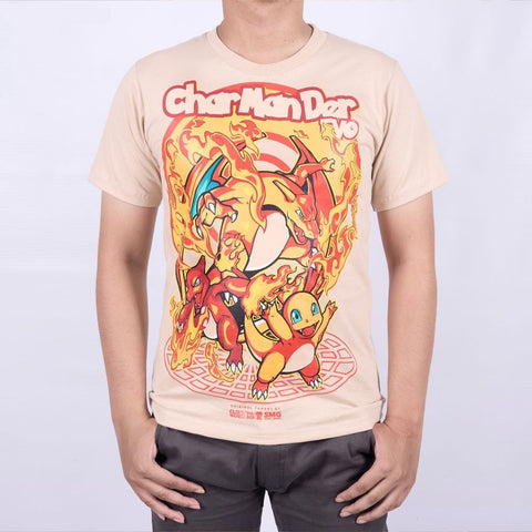 Charmander Evolutions Charmeleon Charizard Pokemon Pocket Mo - on model - unisex fit | Zewearsy Store