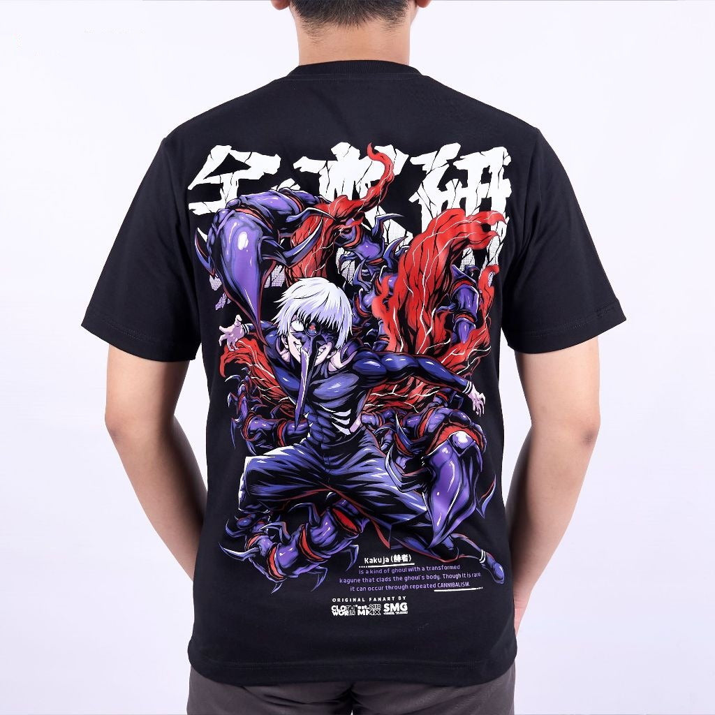 Kaneki Ken Kakuja Form Sasaki Haise One Eyed Tokyo Ghoul - on model - unisex fit | Zewearsy Store