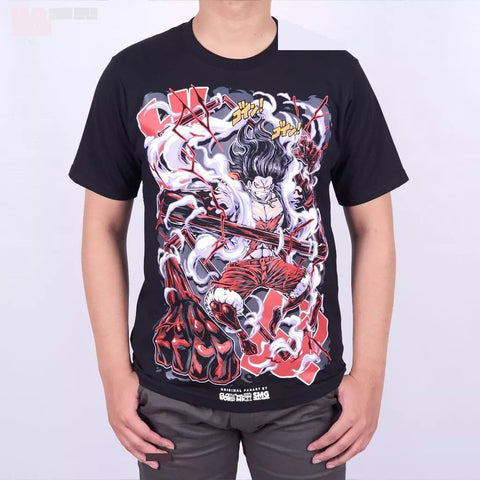 Luffy Gear 4th Boundman T-Shirt - Strawhat Pirates | One Piece Anime