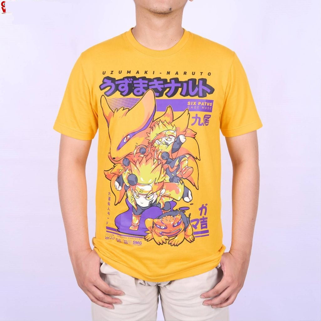 Chibi Naruto Six Paths Mode Boruto Next Generation - on model - unisex fit | Zewearsy Store