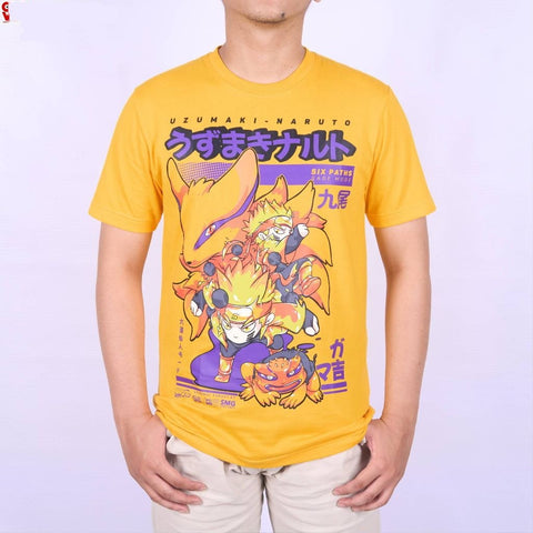 Chibi Naruto Six Paths Mode Boruto Next Generation - on model - unisex fit | Zewearsy Store
