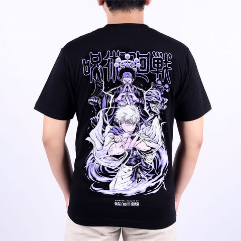 Gojo Satoru Nah I'd Win Strongest Sorcerer Jujutsu Kaisen - on model - unisex fit | Zewearsy Store