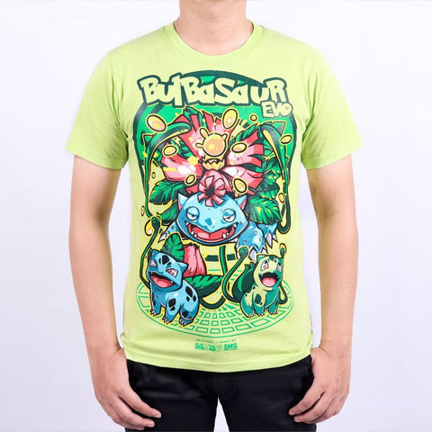 Bulbasaur Evolutions Ivysaur Venusaur Pokemon Pocket Monster - on model - unisex fit | Zewearsy Store