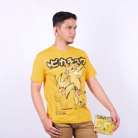 Pikachu Ash Ketchum Satoshi Pokemon Pocket Monster - model wearing streetwear look | Zewearsy Store