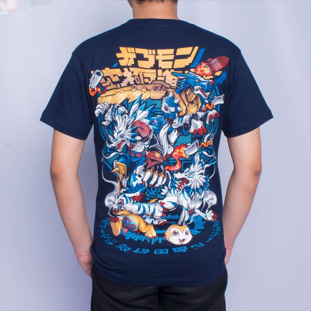 Gabumon Evolution Garurumon Weregarurumon MetalGarurumon Dig - on model - unisex fit | Zewearsy Store