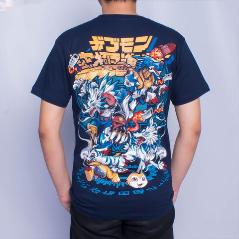 Gabumon Evolution Garurumon Weregarurumon MetalGarurumon Dig - on model - unisex fit | Zewearsy Store
