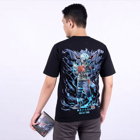 Hatake Kakashi Raikiri Copy Ninja Sharingan Naruto Boruto - model wearing streetwear look | Zewearsy Store