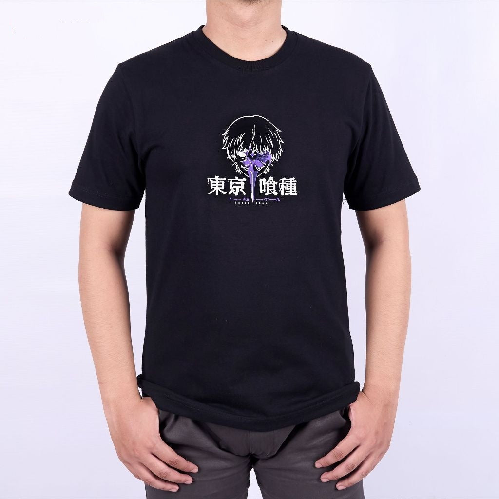 Kaneki Ken Kakuja Form Sasaki Haise One Eyed Tokyo Ghoul - back print view | Zewearsy Store
