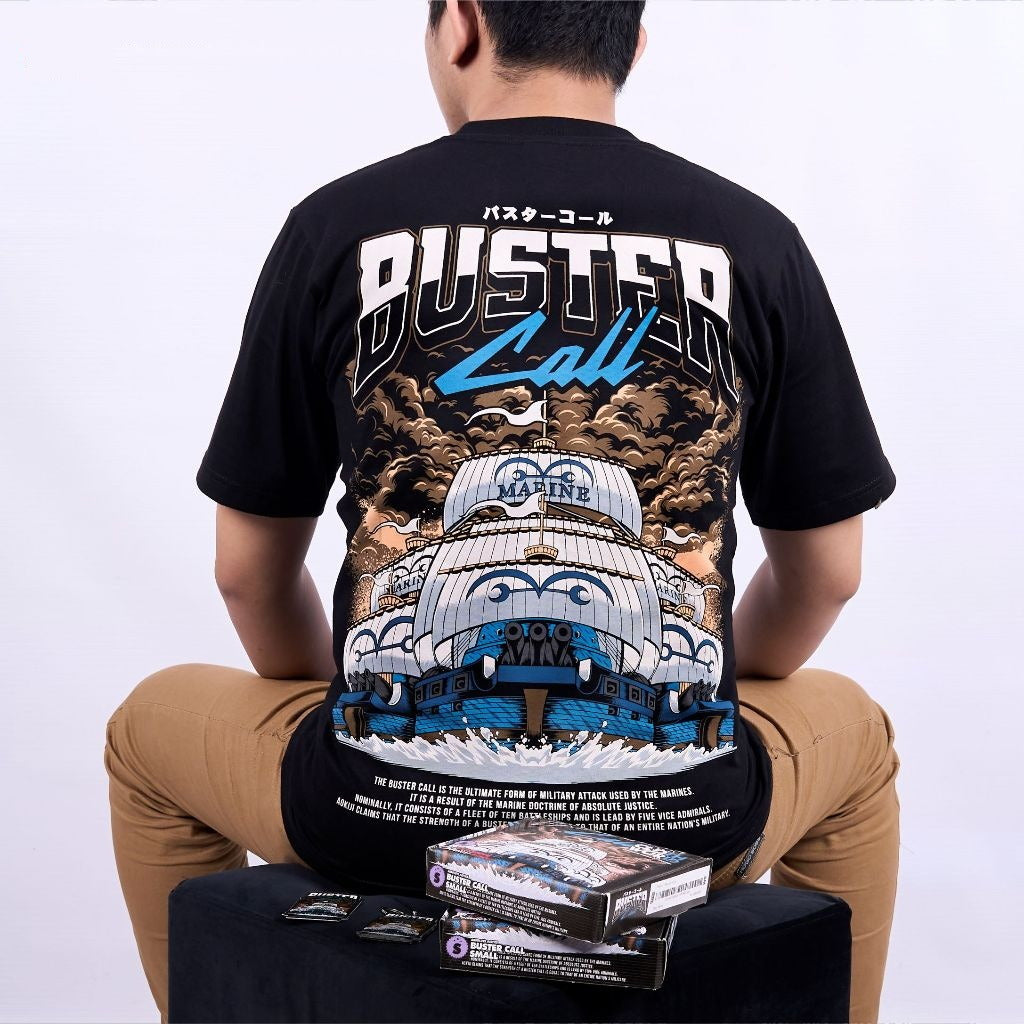 Buster Call World Government Marine Ship Series One Piece - anime t-shirt front design | Zewearsy Store