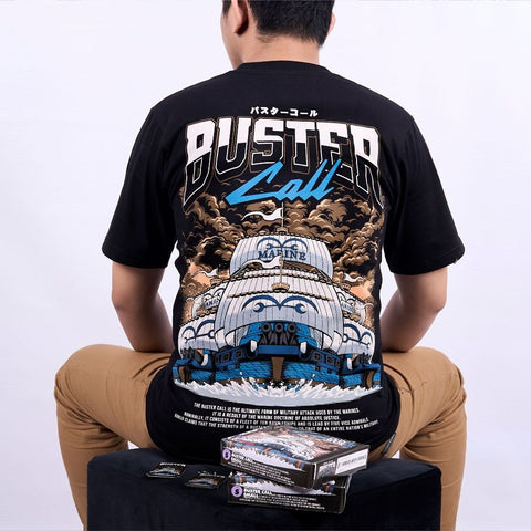 Buster Call World Government Marine Ship Series One Piece - anime t-shirt front design | Zewearsy Store
