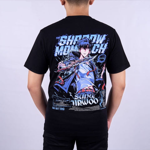 ARISE Sung Jinwoo The Shadow Monarch Solo Leveling - on model - unisex fit | Zewearsy Store