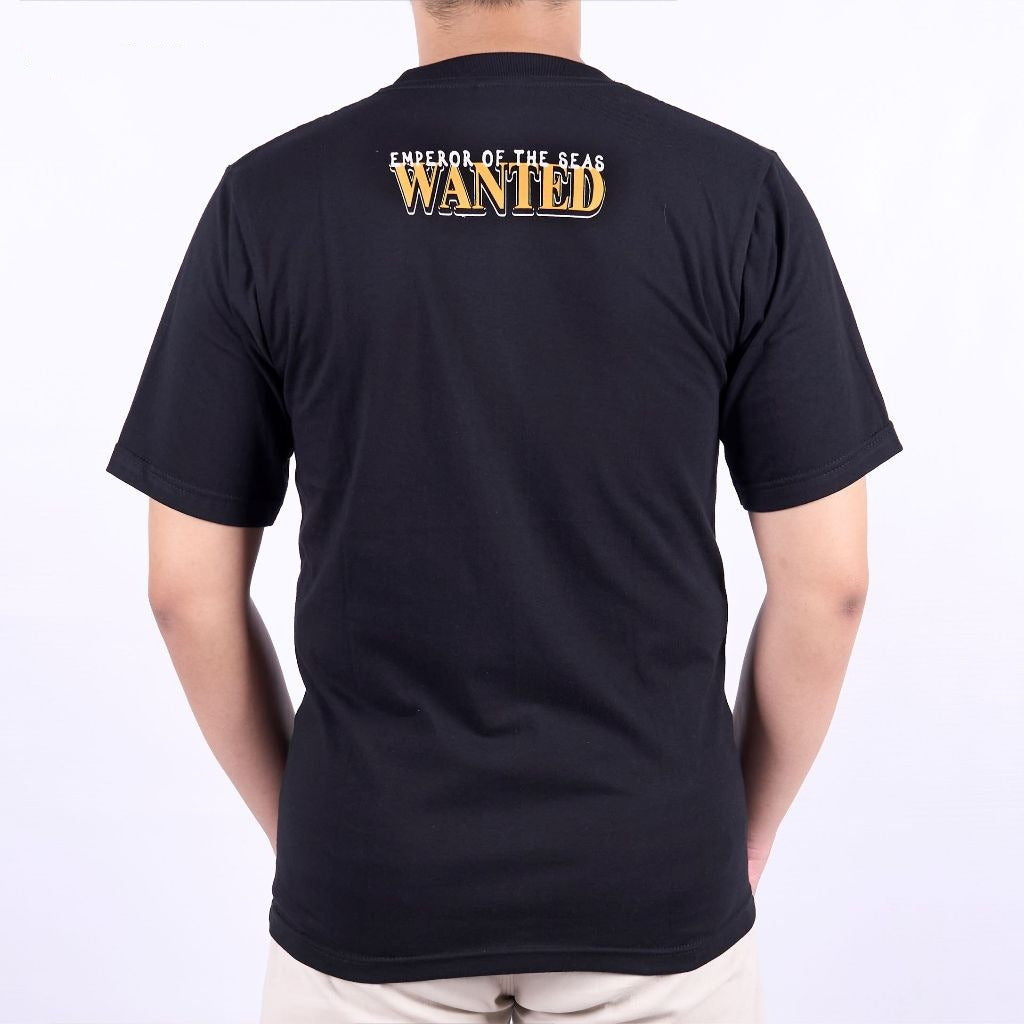 Yonkou Wanted Poster Four Emperors Luffy Shanks Teach Buggy  - back print view | Zewearsy Store