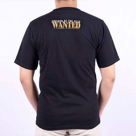 Yonkou Wanted Poster Four Emperors Luffy Shanks Teach Buggy  - back print view | Zewearsy Store