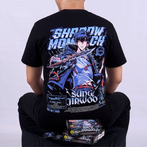 ARISE Sung Jinwoo The Shadow Monarch Solo Leveling - anime t-shirt front design | Zewearsy Store