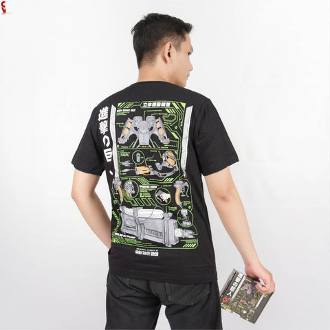 3D Maneuver Gear Attack on Titan Shingeki no Kyojin Scouting - model wearing streetwear look | Zewearsy Store