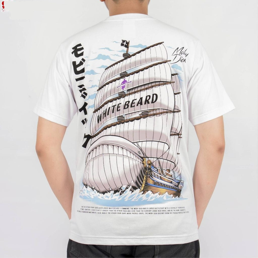 Moby Dick Whitebeard Pirates Edward Newgate Shirohige Ship S - on model - unisex fit | Zewearsy Store