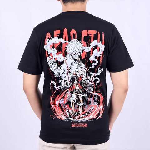 Luffy Gear 5th Simple Monkey D Luffy Strawhat Pirates One Pi - on model - unisex fit | Zewearsy Store
