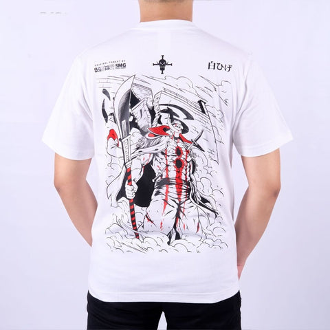 Whitebeard's Death Scene Edward Newgate Shirohige One Piece - on model - unisex fit | Zewearsy Store