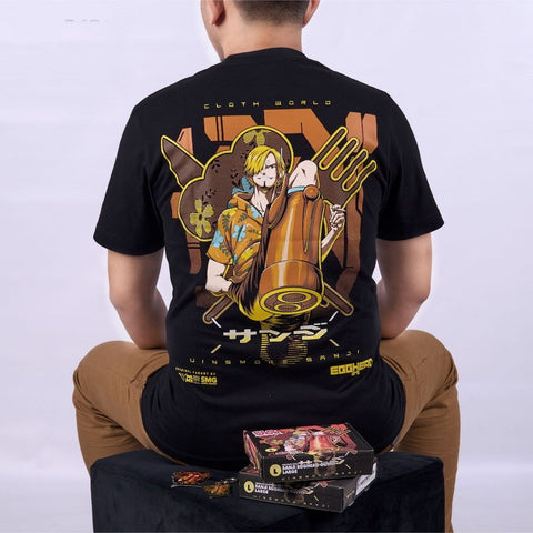 Sanji Egghead Outfit Strawhat Pirates One Piece - anime t-shirt front design | Zewearsy Store
