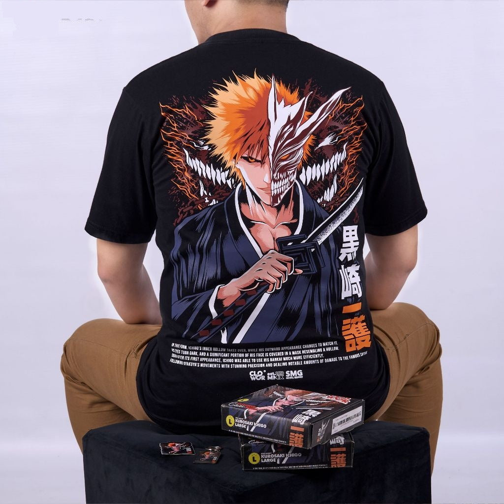 Kurosaki Ichigo Bleach TYBW Thousand-Year Blood War - anime t-shirt front design | Zewearsy Store