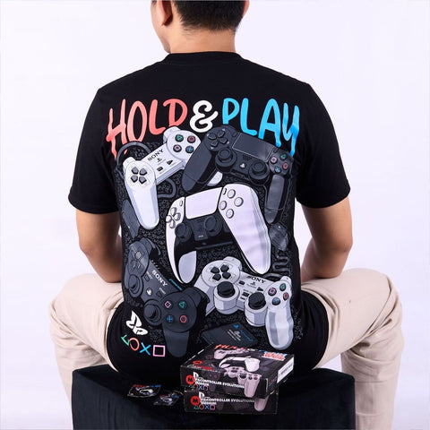 Dual Shock Sense PS Controller - anime t-shirt front design | Zewearsy Store