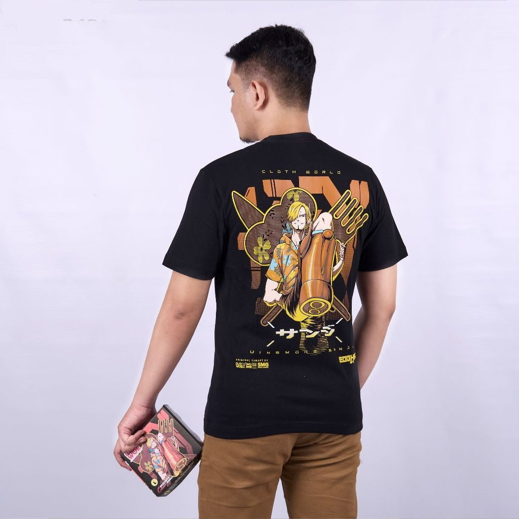 Sanji Egghead Outfit Strawhat Pirates One Piece - model wearing streetwear look | Zewearsy Store