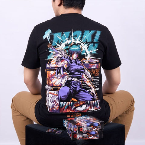 Zenin Maki Jujutsu Kaisen - anime t-shirt front design | Zewearsy Store