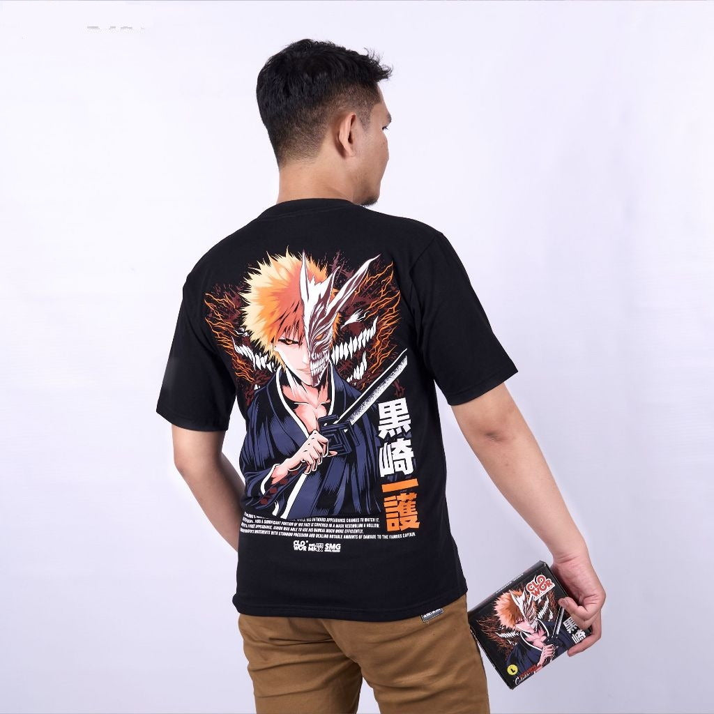 Kurosaki Ichigo Bleach TYBW Thousand-Year Blood War - model wearing streetwear look | Zewearsy Store