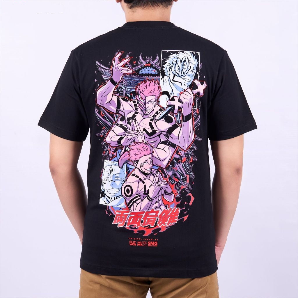Sukuna The King of Curses Malevolent Shrine Mahoraga Jujutsu - on model - unisex fit | Zewearsy Store