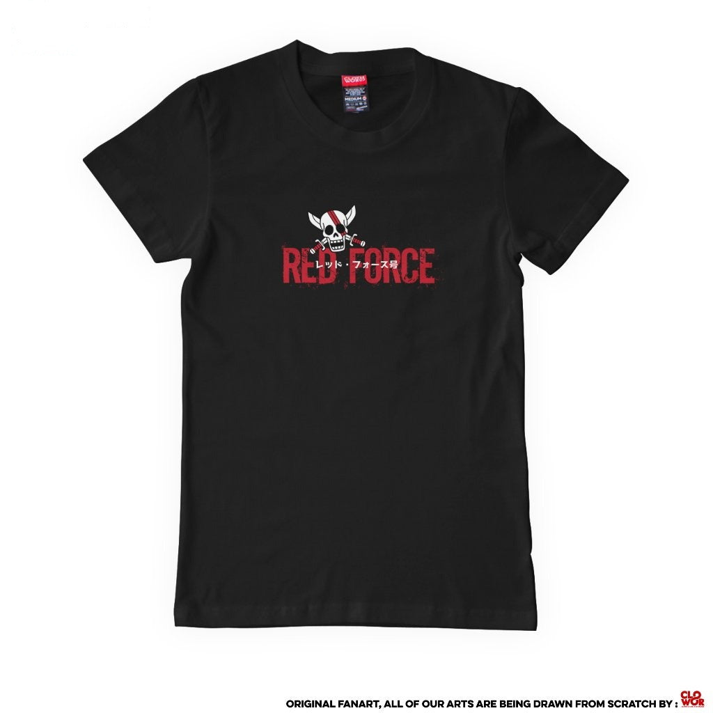 Red Force Ship Red Head Pirates Akagami no Shanks Ship Serie - back print view | Zewearsy Store