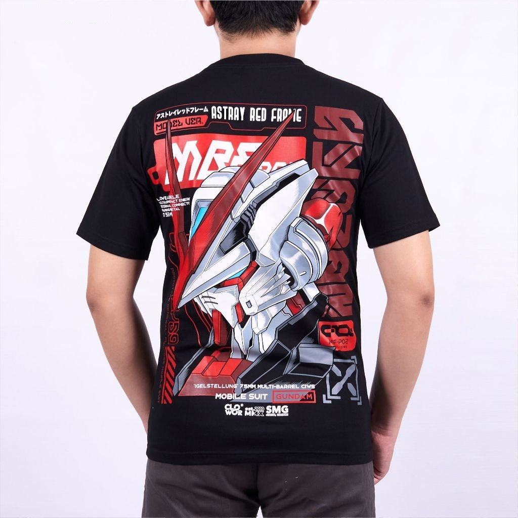 MBF-P02 Gundam Astray Red Frame MBF-P02 Gundam Astray Red Fr - on model - unisex fit | Zewearsy Store