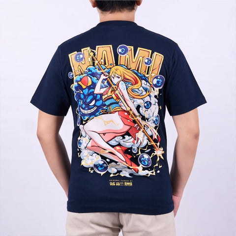 Nami The Cat Burglar and Zeus The Thunder Cloud Strawhat Ani - on model - unisex fit | Zewearsy Store